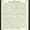 MacKenzie.