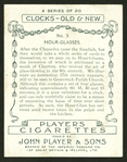 Hour-glasses.