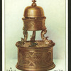 A table clock with alarum.