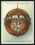 A globe or falling-ball clock.