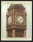 The Westminster clock.