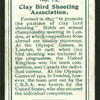 Clay Bird Shooting Association.