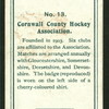 Cornwall County Hockey Association.