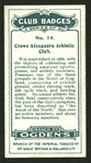Crewe Alexandra Athletic Club.
