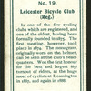 Leicester Bicycle Club.