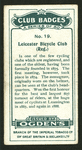 Leicester Bicycle Club.