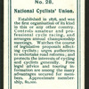 National Cyclists' Union.