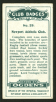 Newport Athletic Club.