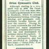 Orion Gymnastic Club.