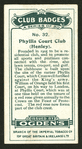 Phyllis Court Club.