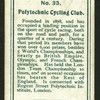 Polytechnic Cycling Club.