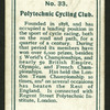 Polytechnic Cycling Club.