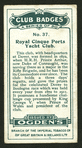 Royal Cinque Ports Yacht Club.