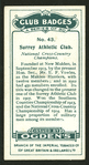 Surrey Athletic Club.
