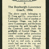 Roxburgh-Lawrence coach, 1904.