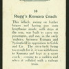 Rugg's Kumara coach.