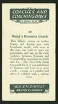 Rugg's Kumara coach.