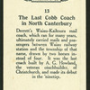 Last Cobb coach in North Canterbury.
