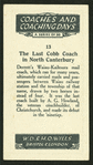 Last Cobb coach in North Canterbury.