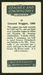 Concord waggon, 1860.