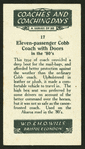 Eleven-passenger cab coach.