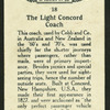 Light concord coach.