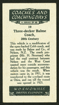 Three-decker balme coach.