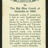 The Big Blue coach at Dunedin.