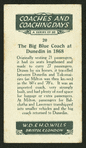 The Big Blue coach at Dunedin.