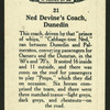 Ned Devine's coach, Dunedin.