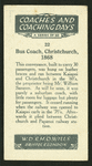 Bus coach, Christchurch, 1868.