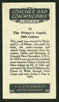 The Prince's coach.