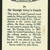 Sir George Grey's coach.
