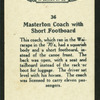 Masterson coach.