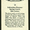 Culverden-Hanmer spring coach.