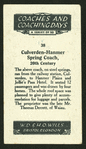 Culverden-Hanmer spring coach.