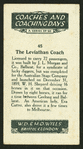 The Leviathan coach.