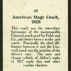 American stage coach.