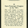 Open passenger waggon.