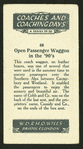 Open passenger waggon.