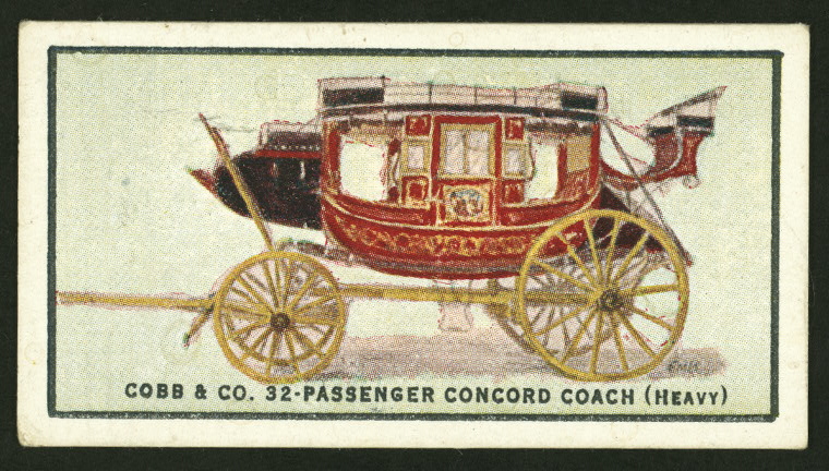 Cobb & Co. 32-passenger Concord coach (heavy). - NYPL Digital Collections