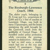 Roxburgh-Lawrence coach, 1904.