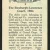 Roxburgh-Lawrence coach, 1904.