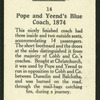 Pope and Yeend's blue coach, 1874.