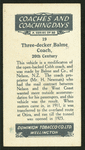 Three-decker Balme coach.