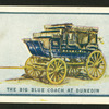 The big blue coach at Dunedin.