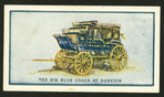 The big blue coach at Dunedin.