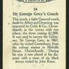 Sir George Grey's coach.