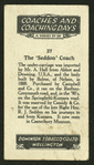 The Seddon coach.