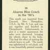 Akaroa blue coach.
